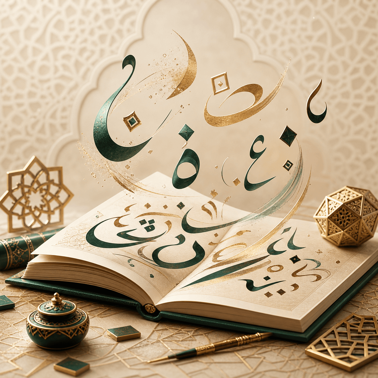 Arabic learning course artwork